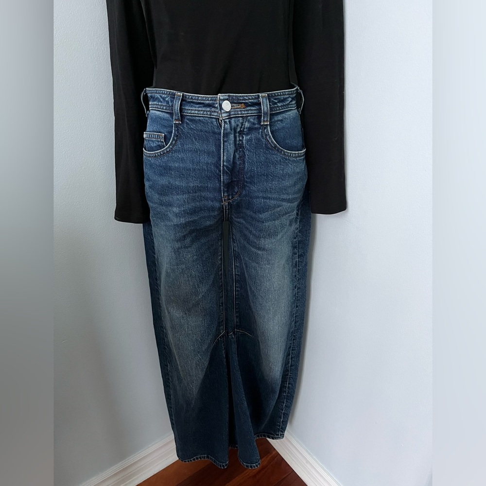 PILCRO BOWED SLOUCH HIGH-RISE TAPER JEANS sz 23 Tall. OUT OF STOCK ONLIN… - Picture 11 of 14